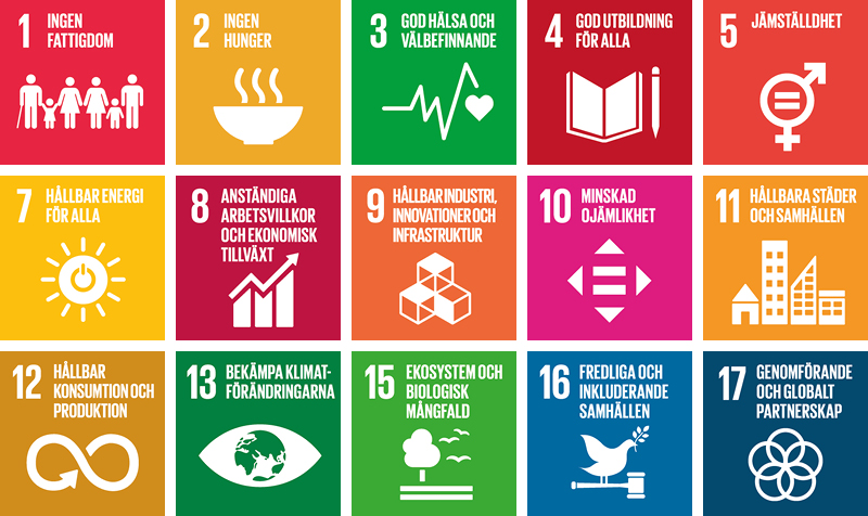 Agenda 2030 ikoner.