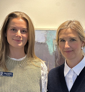 Föräldra- och barnpsykologerna Wilma och Anna.
