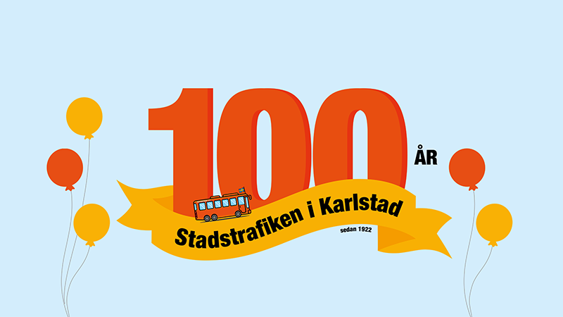 Stadstrafiken i Karlstad 100 år