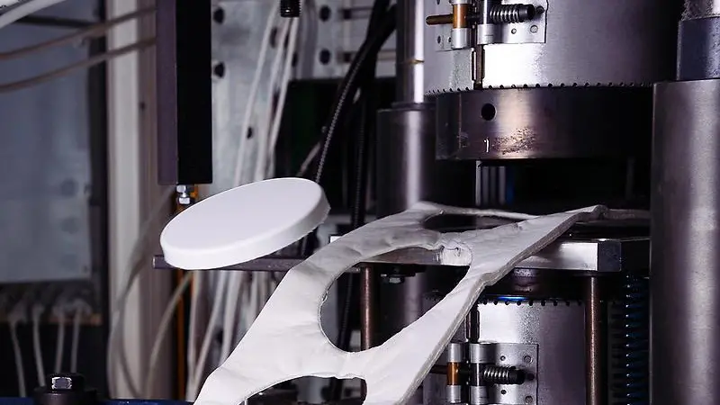 A bottle cap made from bio materials is being produced