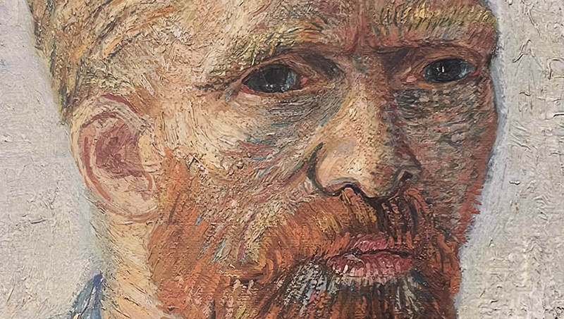 Självporträtt av Vincent van Gogh