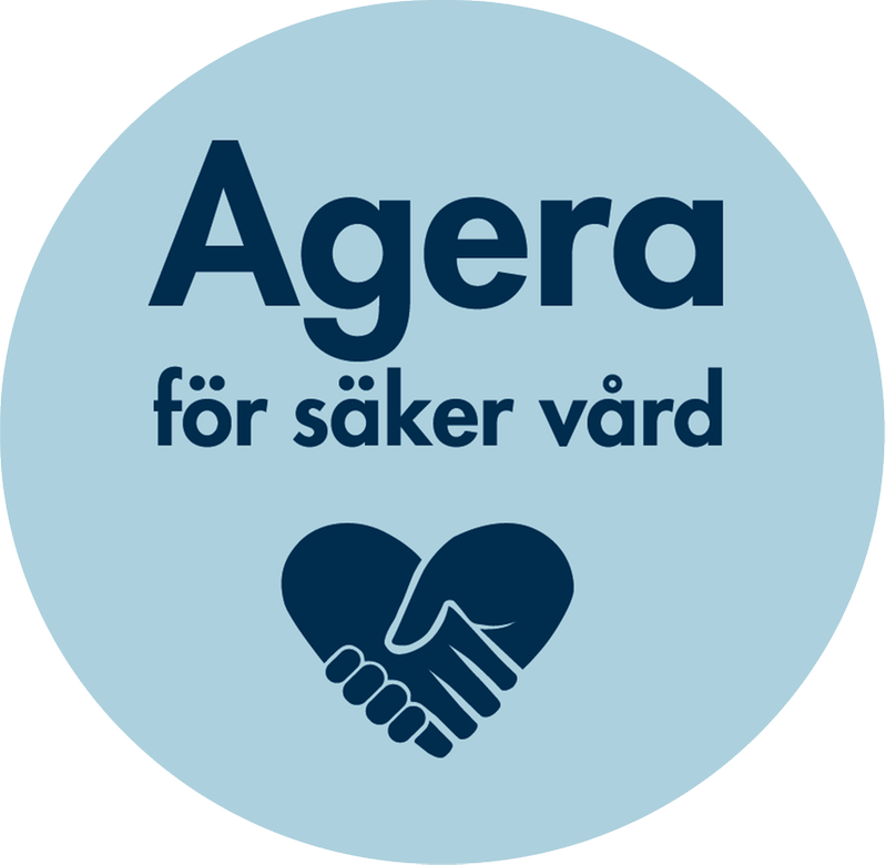 Märke för att agera för säker vård