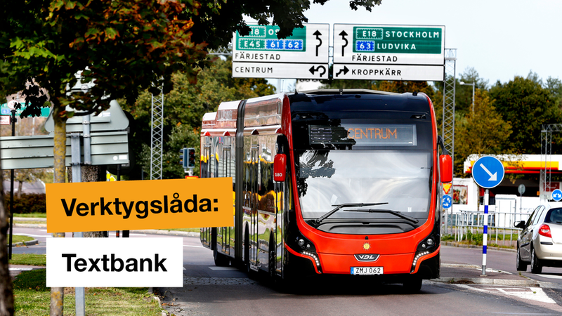 Stadsbuss i Karlstad.